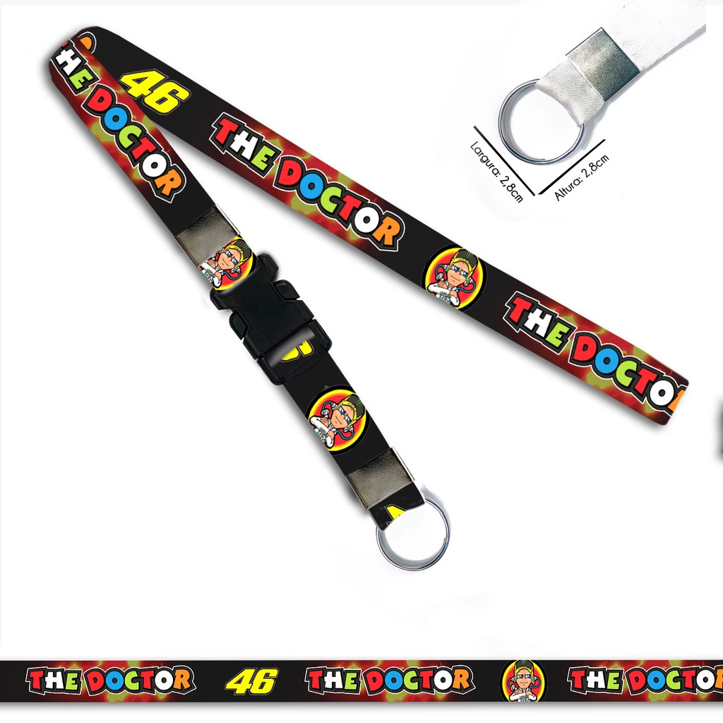 Chaveiro para Moto The Doctor 46 VR com Argola Tradicional