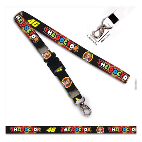Chaveiro The Doctor 46 Vr C0740p Com Mosquetão E Engate
