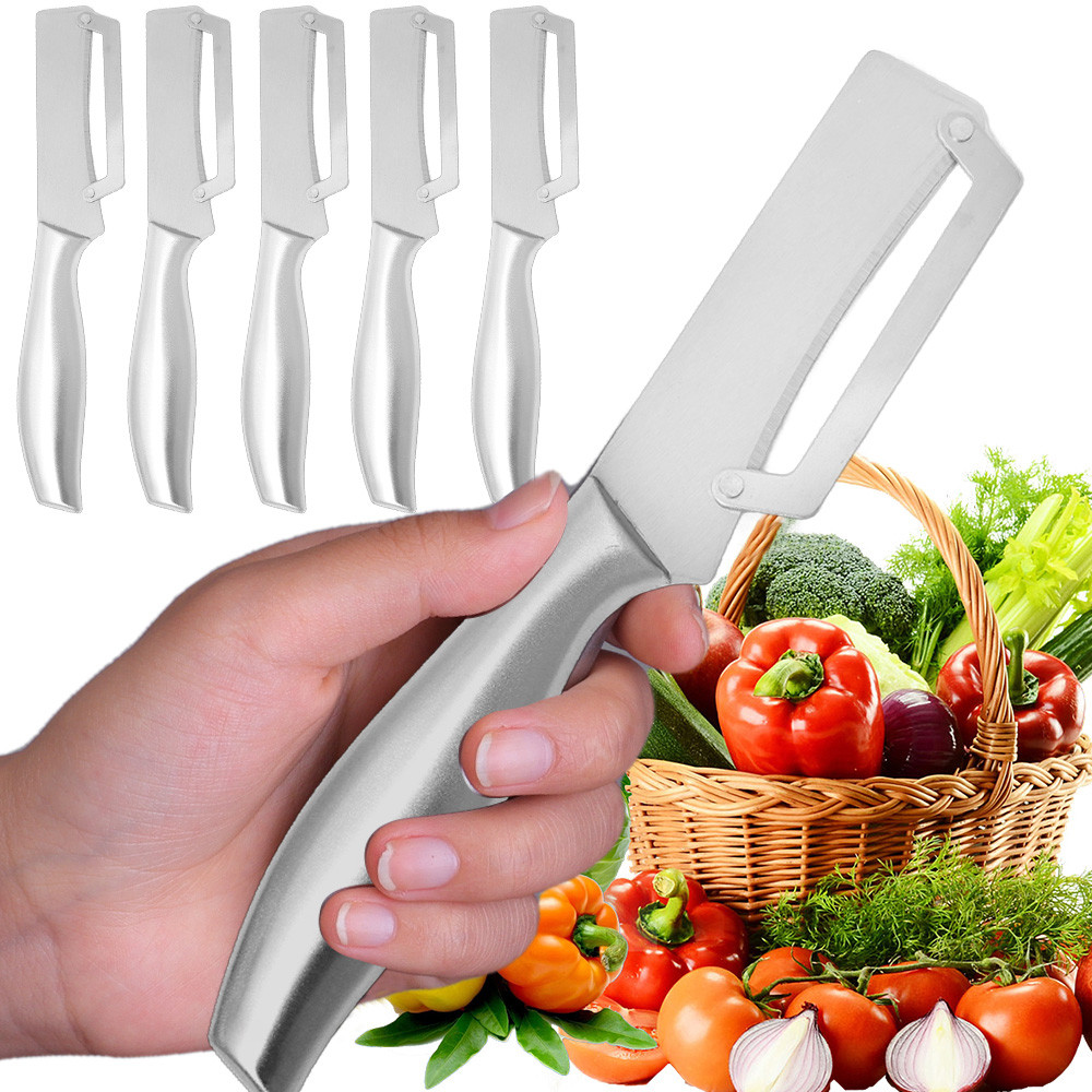 Multifunctional Kitchen Sugar Cane Pumpkin Stainless Steel Peeling Knife Household Skin-peeler