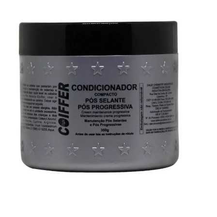 Condicionador Pós Selante Pós Progressiva Coiffer 350gr Prolonga o Efeito Liso
