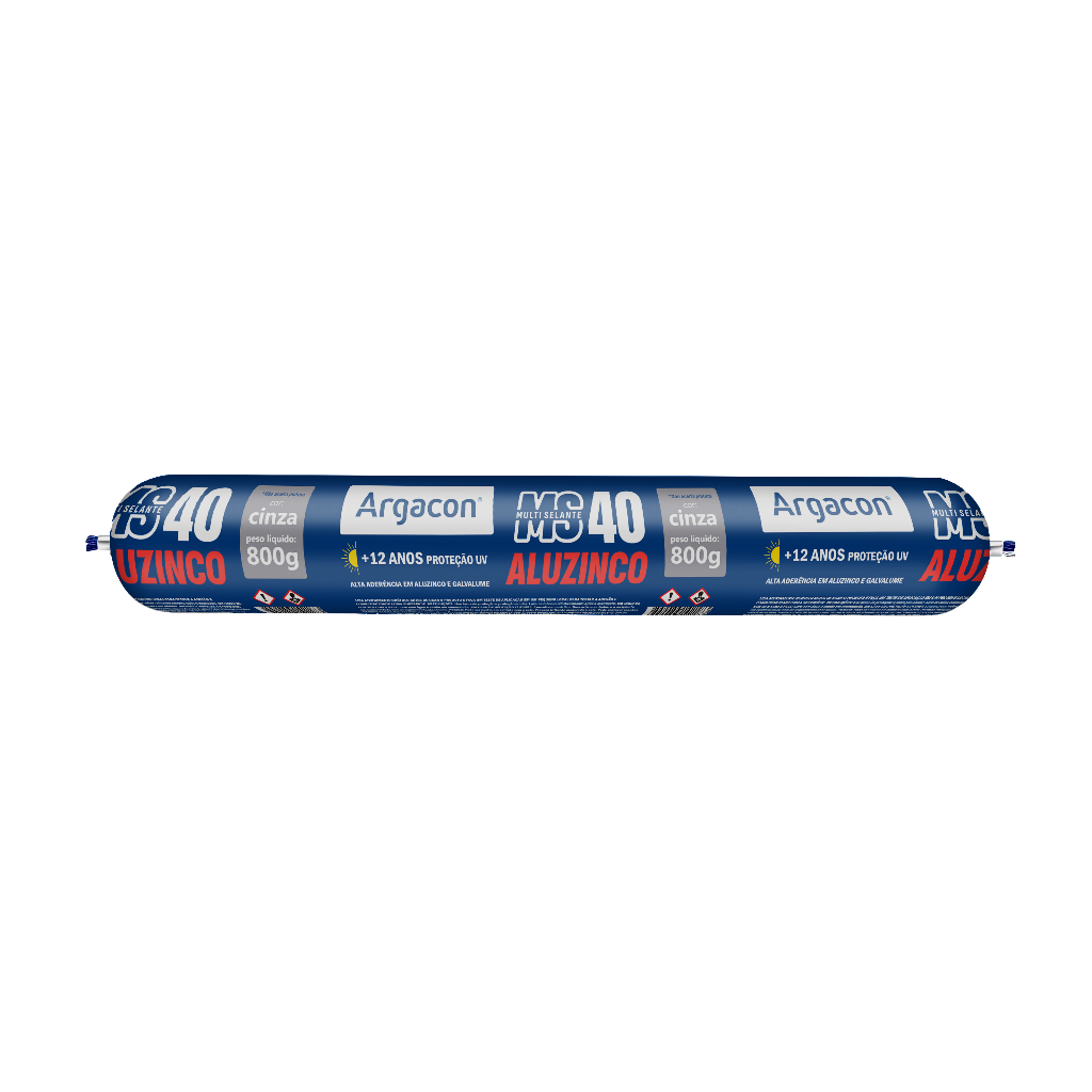 Ms 40 Argacon 800g Aluzinco Selante Adesivo Pro