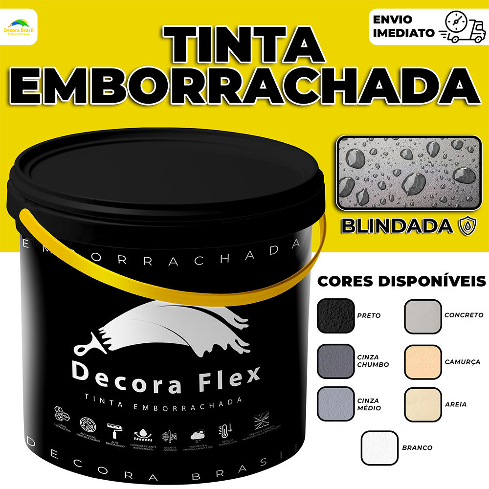 Tinta Impermeabilizante Emborrachada 800g e 3,6kg – Selante e Proteção Contra Umidade