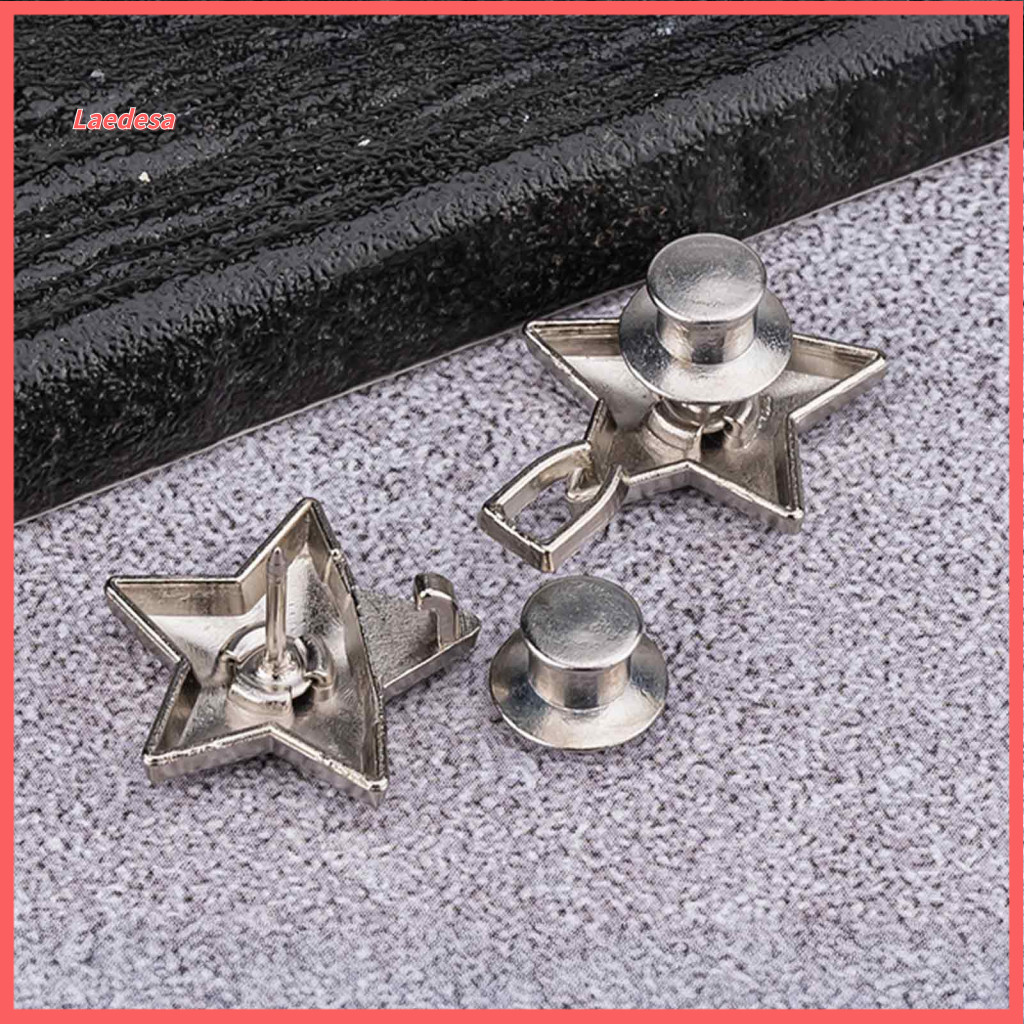 Detachable Pant Button Star Pants Waist Tightener Pin Adjustable Buckle for Jeans Dresses Skirts No Sewing Clothing Acce