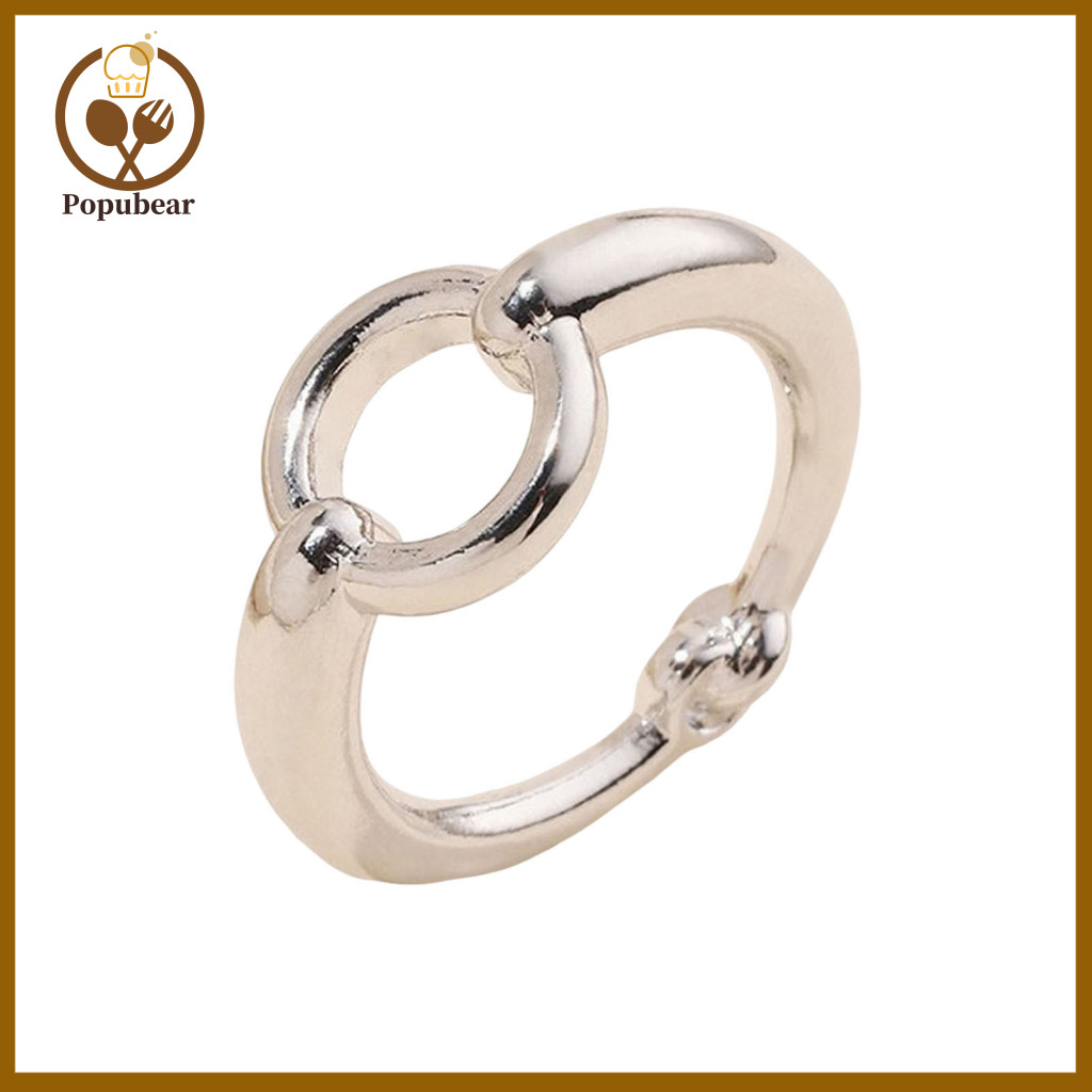 Shirt Waist Clip Triple-ring Alloy Scarf – Adjustable Non-slip Multi-functional Button for Silk Wool Scarves Tucking D