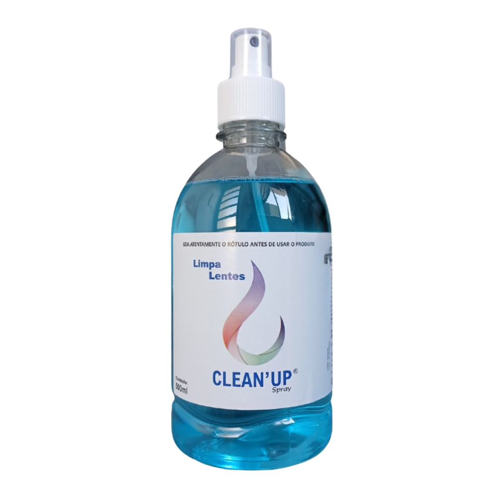 Limpa Lentes Clean`Up 500ml Para Óculos Celular Computador Tablet Notebooks Câmera Fotográfica