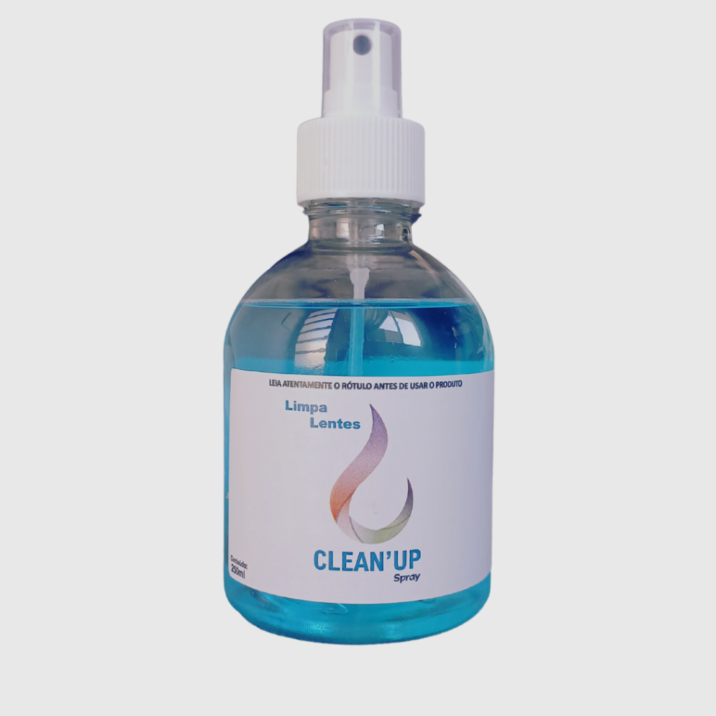 Limpa Lentes Clean`Up 250ml Para Óculos Celular Computador Tablet