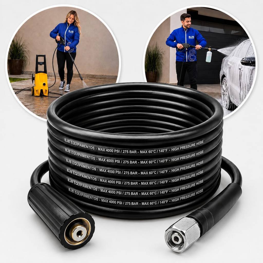 Mangueira Trama Nylon Electrolux Power Wash 2200 Psi Lavadora de Alta Pressão Lava Jato