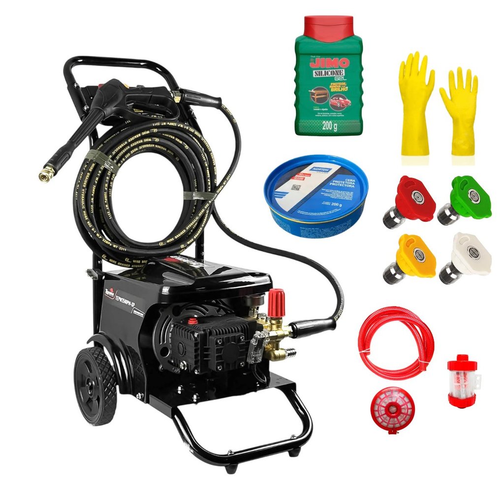 Lavadora Alta pressao Motor Inverter 2500w Para Barracao lava jato Toyama