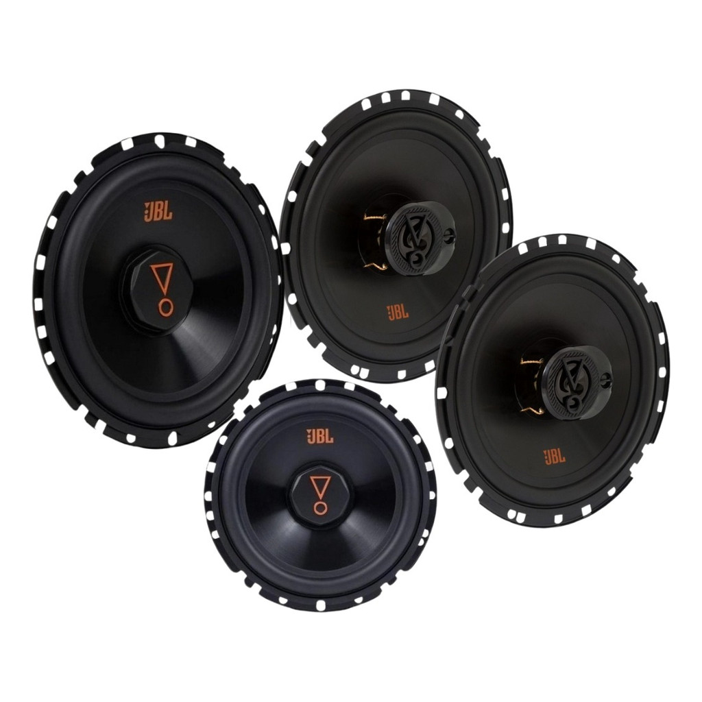 Kit 2 Vias JBL 62VMS80 160W + Par Alto Falantes JBL 6 Triaxiais 6TRFX55 110W