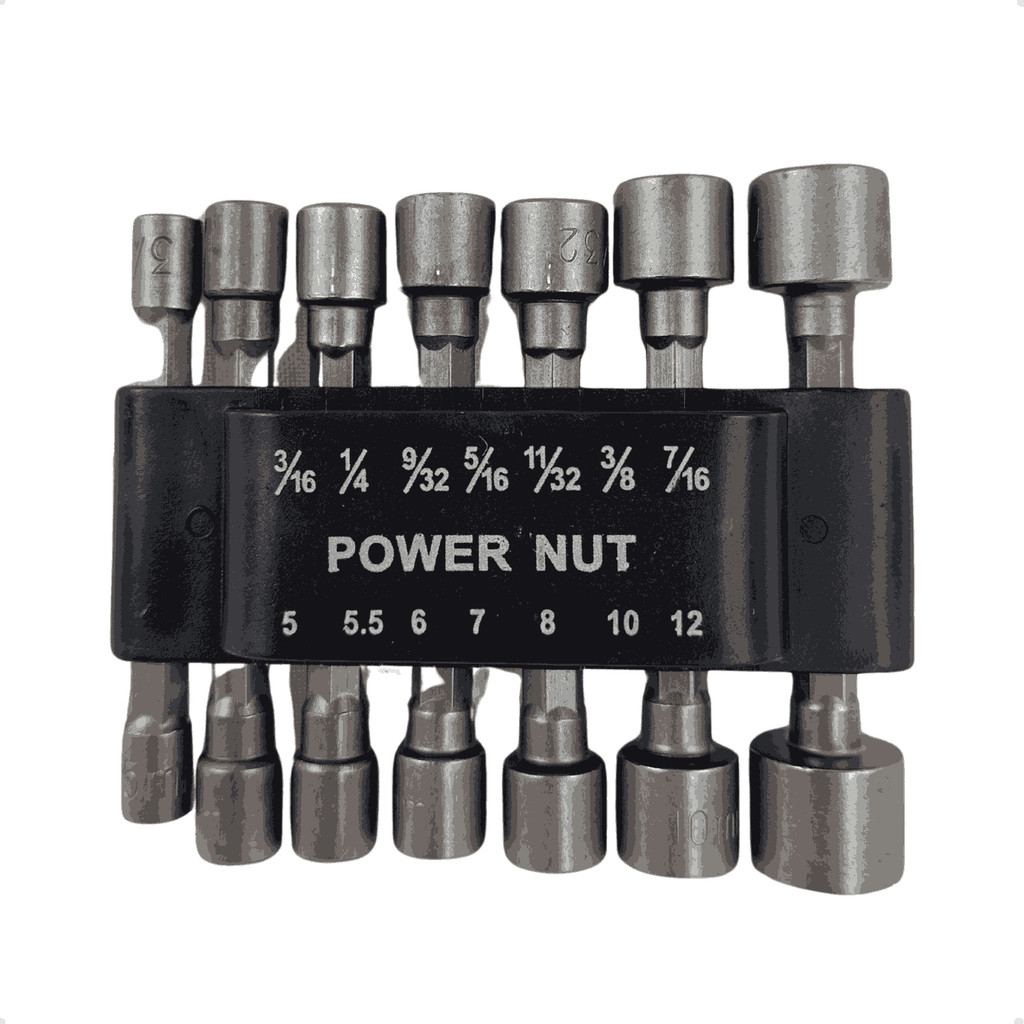 Conjunto De Bits Power Nut Driver De 14 Unidades, Adaptador Drivers De Porcas Hexagonais