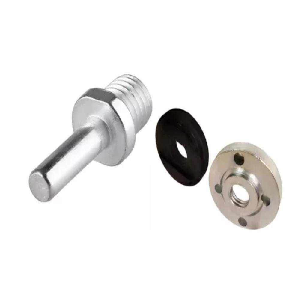 Adaptador E Porca M14 Para  Disco Flap Disco De Desbaste E Corte Furo 20mm Na Furadeira