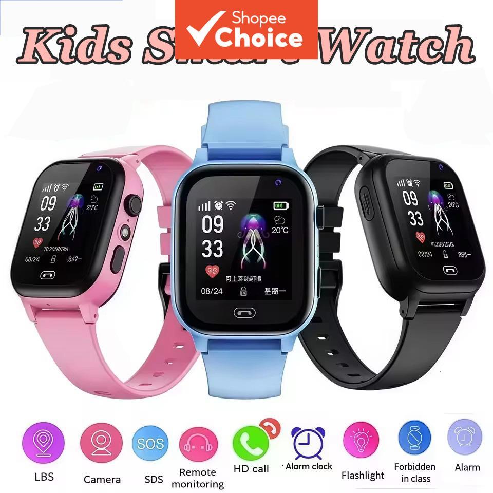 Relógio Inteligente Infantil Eletrônico com GPS, Localização, Chamada de Vídeo, Cartão Analógico, Smartwatch com Câmera,