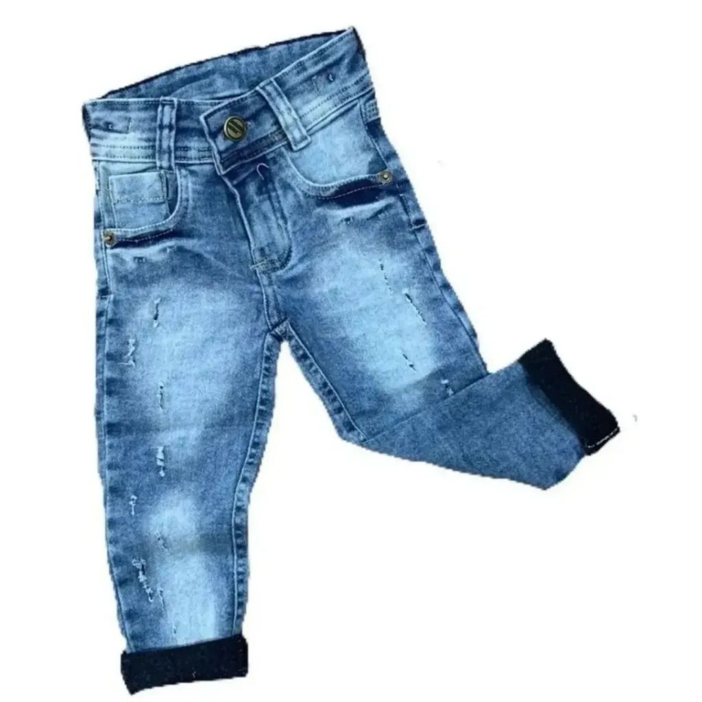 Calça Infantil Jeans Menino Skinny Tam. P Ao 8 - Envio Já