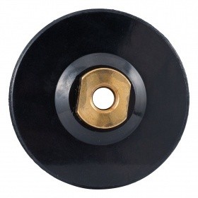Kit com 8 Suportes velcro Elite 125 mm para discos de lixas com velcro – Flexível para Lixadeira