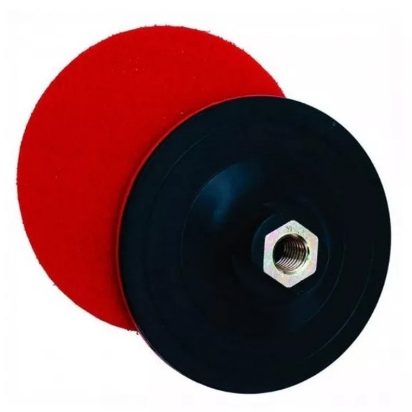 Suporte Disco Boina Com Velcro 100mm espuma velcro M14