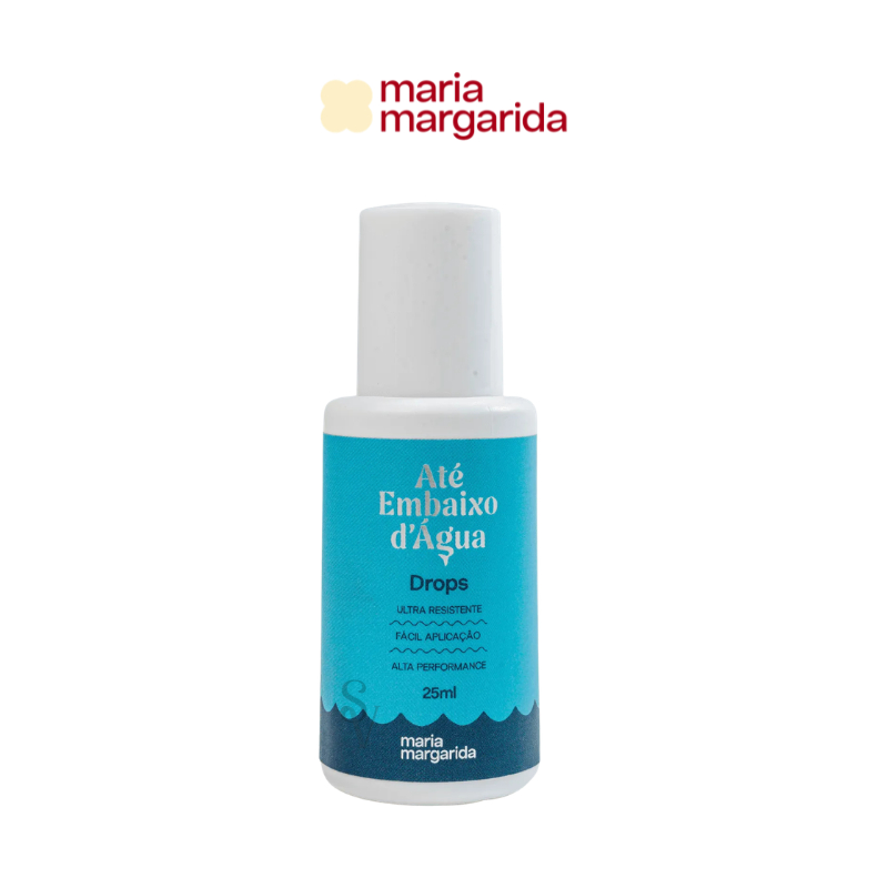 Drops Fixador Blindagem Diluidor de Maquiagem em Gotas Maria Margarida Até Embaixo D'água