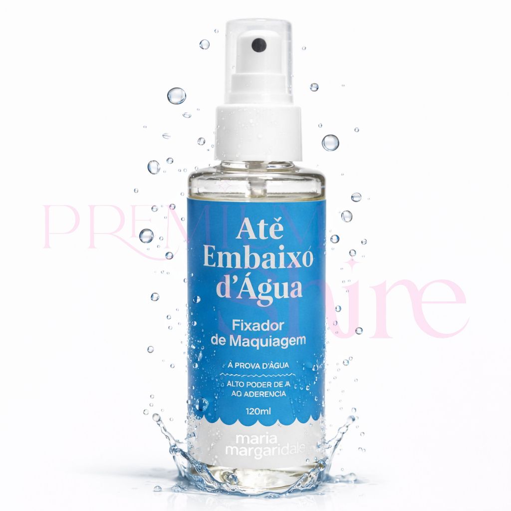 Fixador de Maquiagem à Prova D'Água Até Embaixo D'Água Maria Margarida 120ml