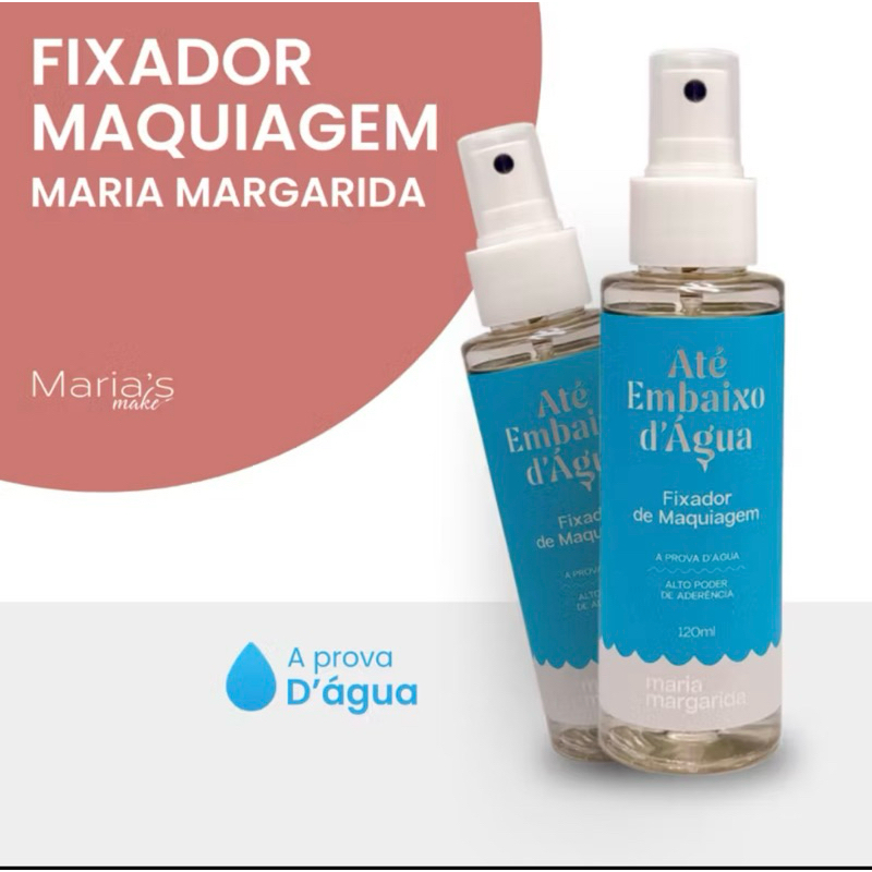 Fixador de Maquiagem à Prova D'Água Até Embaixo D'Água original