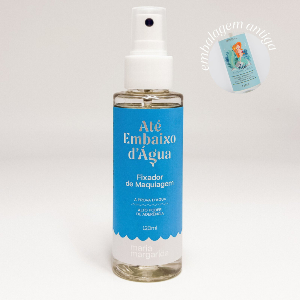 Fixador de maquiagem Ate embaixo d'água maria margarida original e glow _ nova embalagem