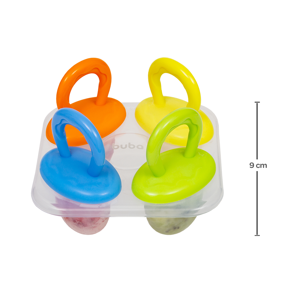 Kit Forma Para Picolé Buba Infantil Bebê Forminha