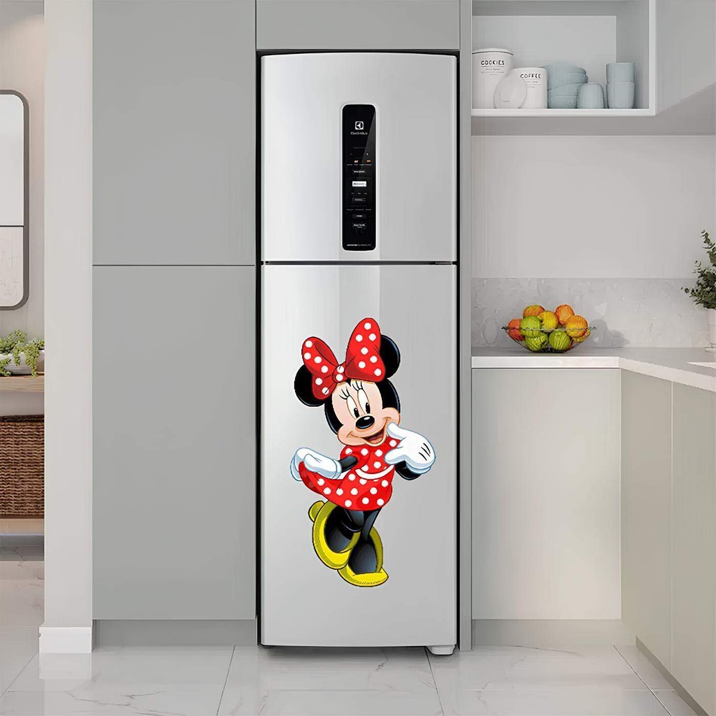 Adesivo de Geladeira Minnie Mickey Disney - Adesivos Para Parede, Guarda roupa