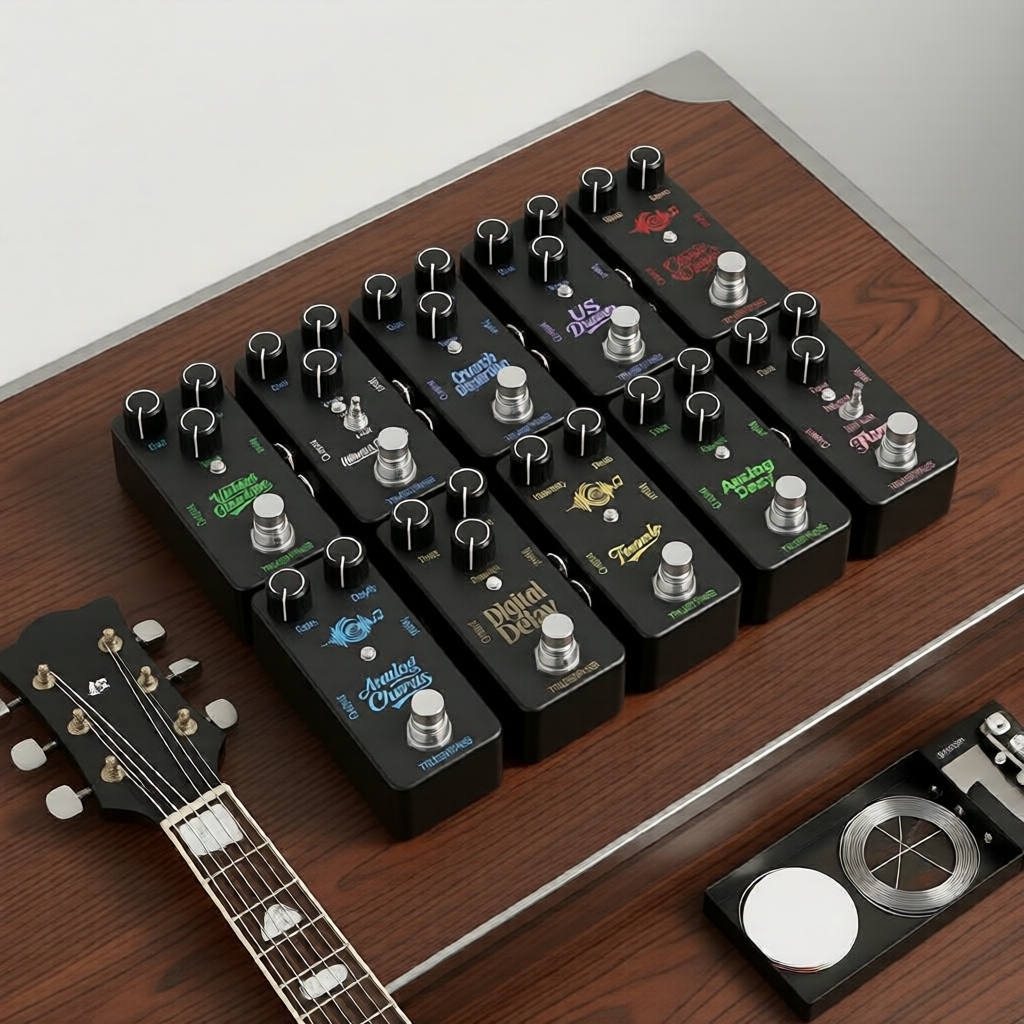 Pedal de Efeitos de Guitarra Vintage Mini Overdrive, 9V DC, True Bypass, Ultimate Drive da US Dream