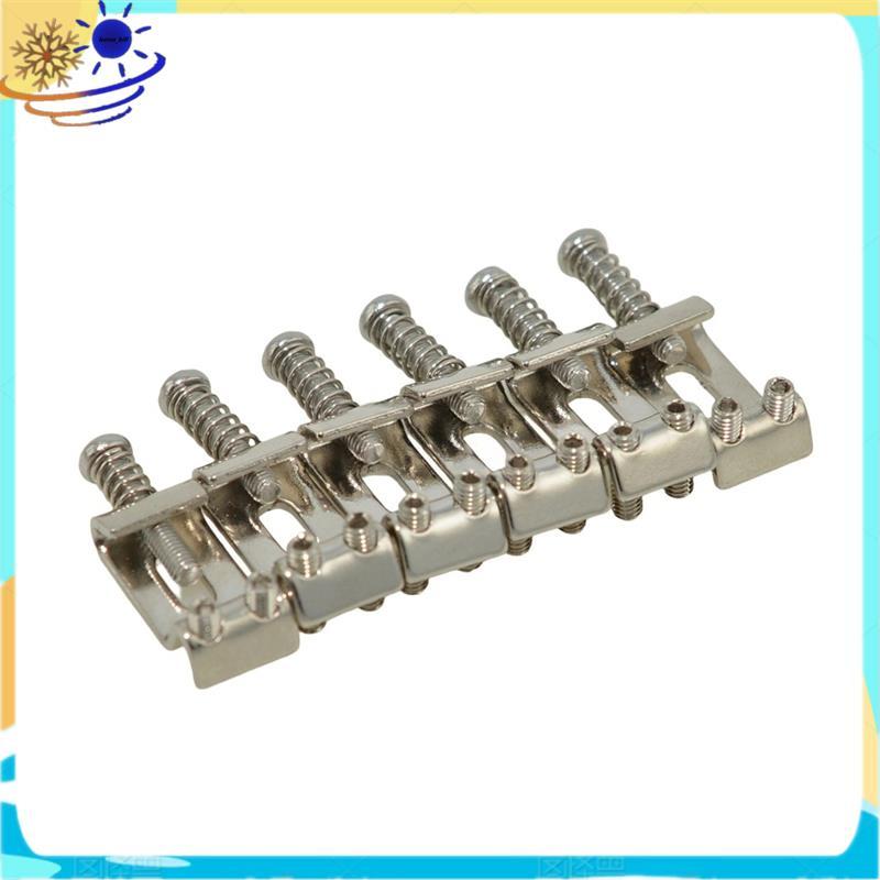 [Le's Shop] Substituição Do Sistema De Selas Da Ponte Tremolo Rolo De Guitarra Para Elétrica 6 Unidades/Conjunto