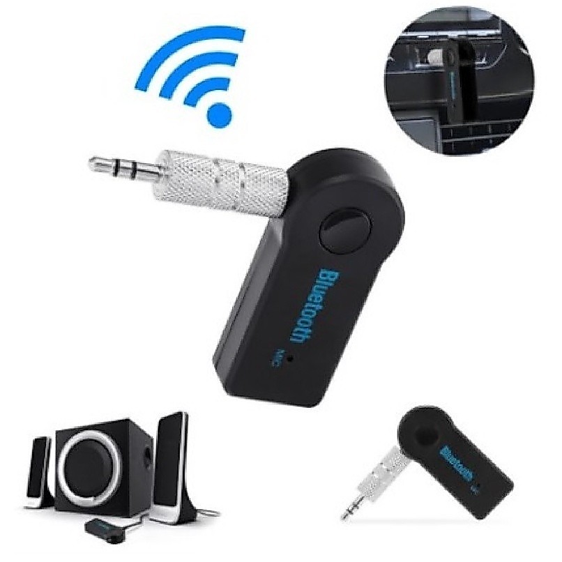 Adaptador Bluetooth P2 Música Chamada Som Carro 3.5mm Sem Fio