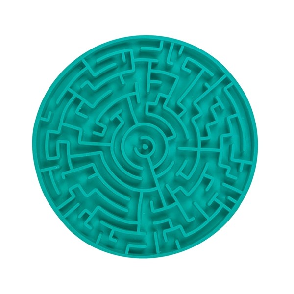 Comedouro Lento Labirinto Verde Água G - Pet Games