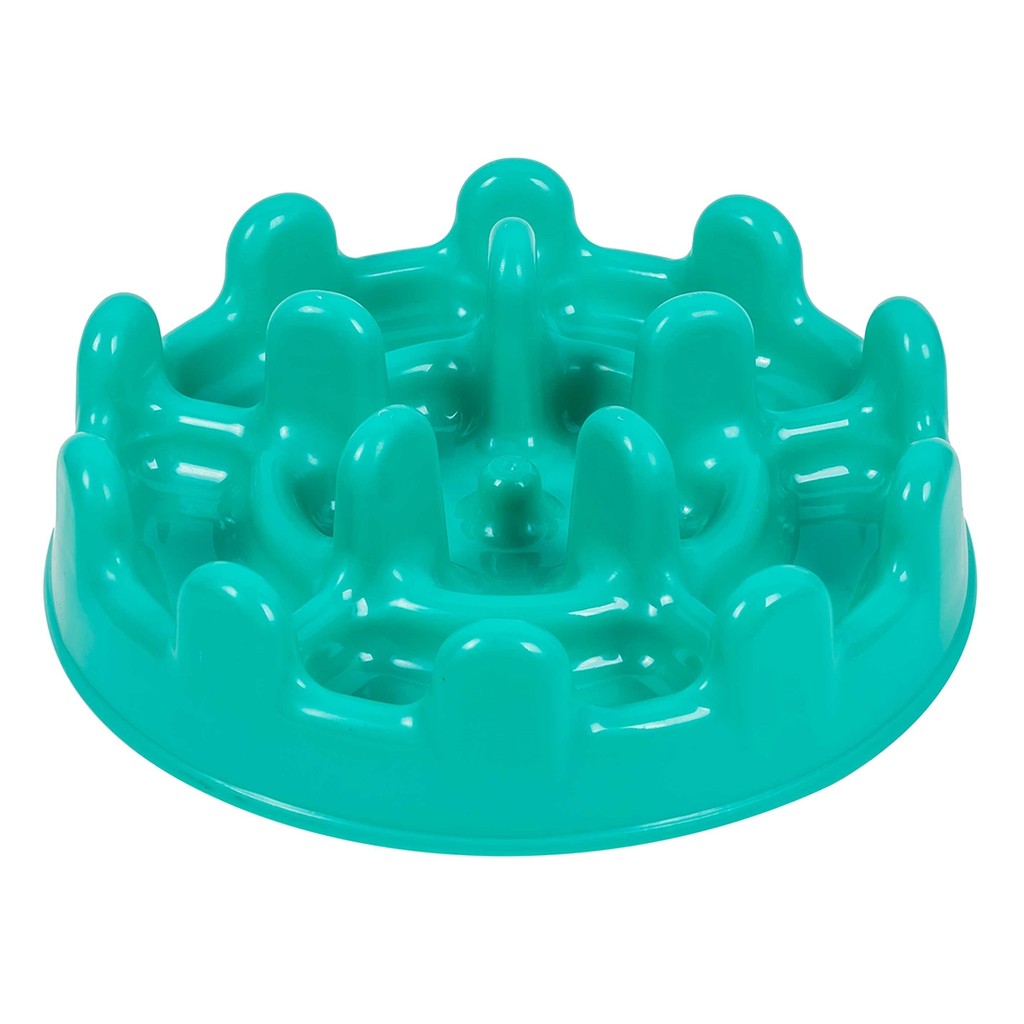 Comedouro Lento Pet Fit Verde Água - Pet Games
