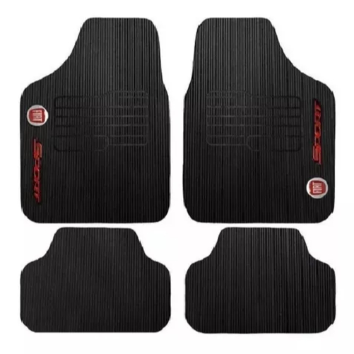 Jogo tapete automotivo de borracha carro 4 peças Fiat Argo Brava Cronos Doblo Grand Siena Strada Linea Palio Uno