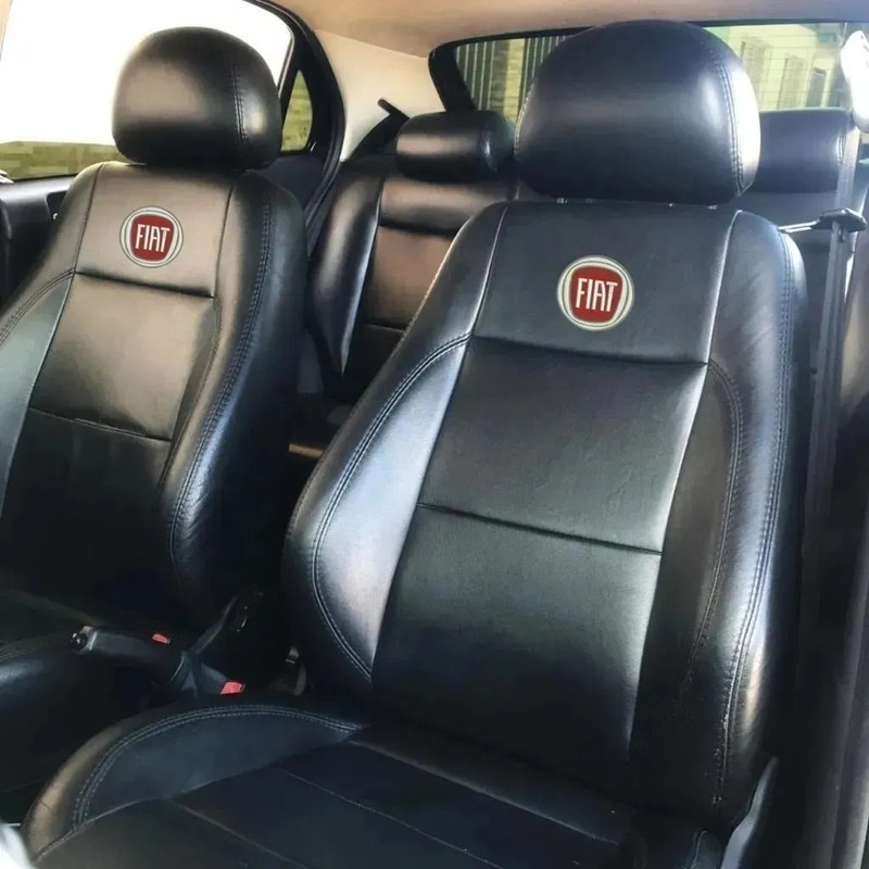 Capa de Banco Automotivo em Couro e pluma Para Todos os Modelos Fiat Palio Uno Siena Idea Argo Cronos Tipo Strada Fiorino Grand Siena