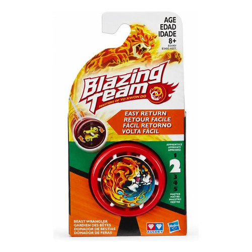 Ioiô Blazing Team Beast Wrangler Tigre De Fogo Hasbro Auldey Vermelho