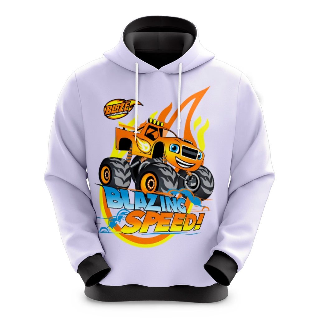 Blusa de Moletom Sublimado Infantil Blazing Speed Novidade
