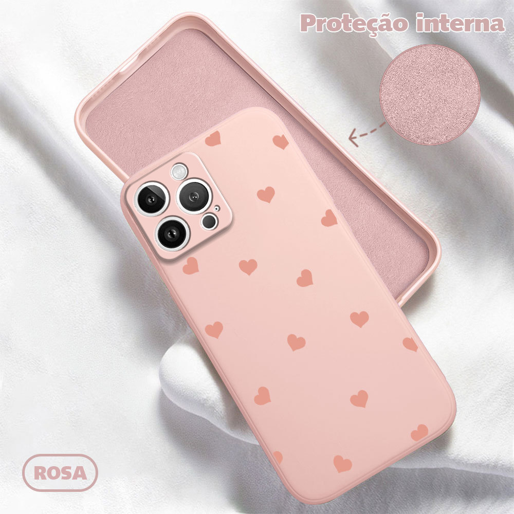 Capinha Para iPhone 13 Pro Max Capa De Luxo Liquid Silicone Celular Proteção Case YT 0018