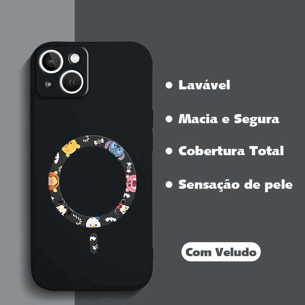 Capinha Para iPhone 13 Capa De Luxo Liquid Silicone Celular Proteção Case YT 0128