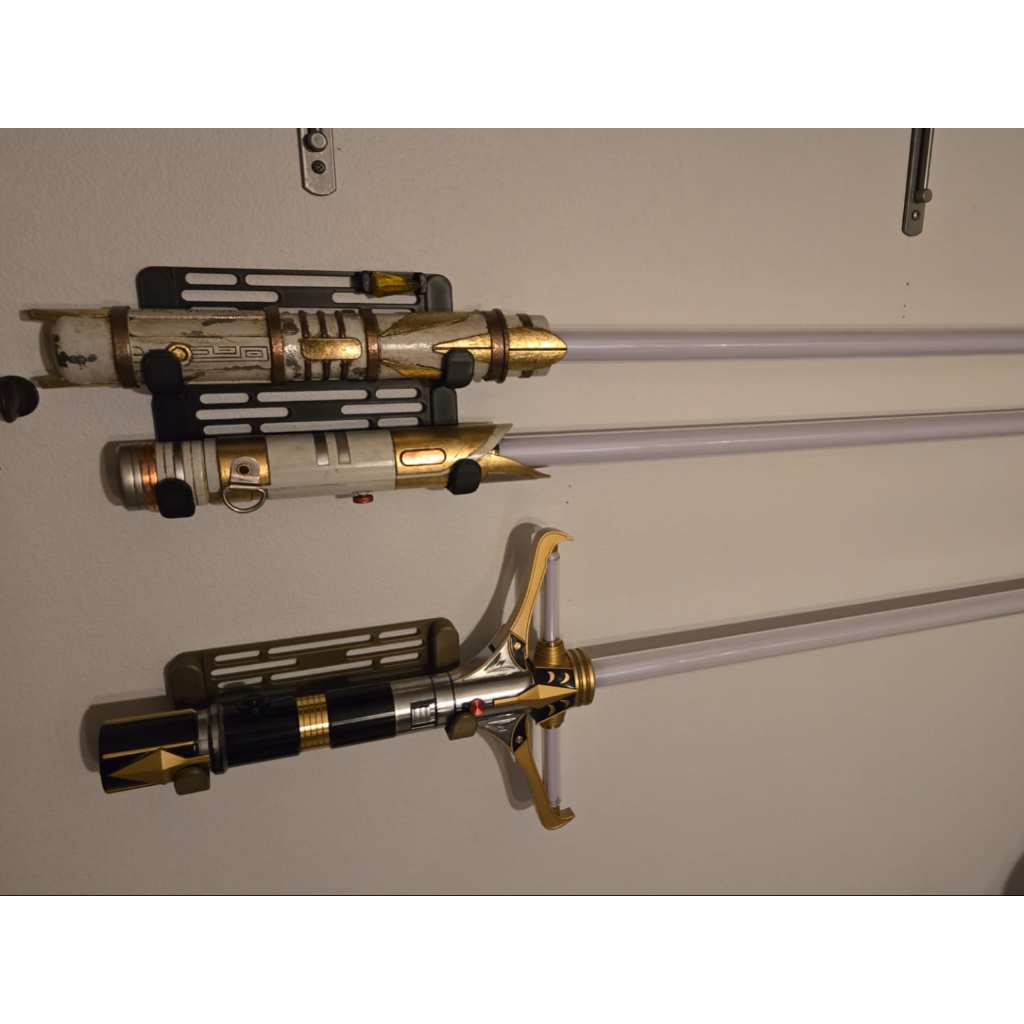 Suporte de Parede Horizontal para Sabre de Luz Star Wars Light Saber