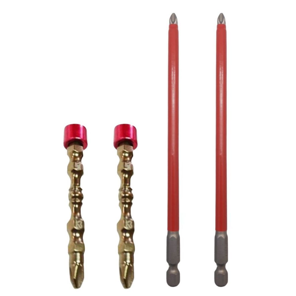 Conjunto Ponta Bits PH2 65 + 150mm Dupla torção limitador removível Adaptador parafusadeira longo