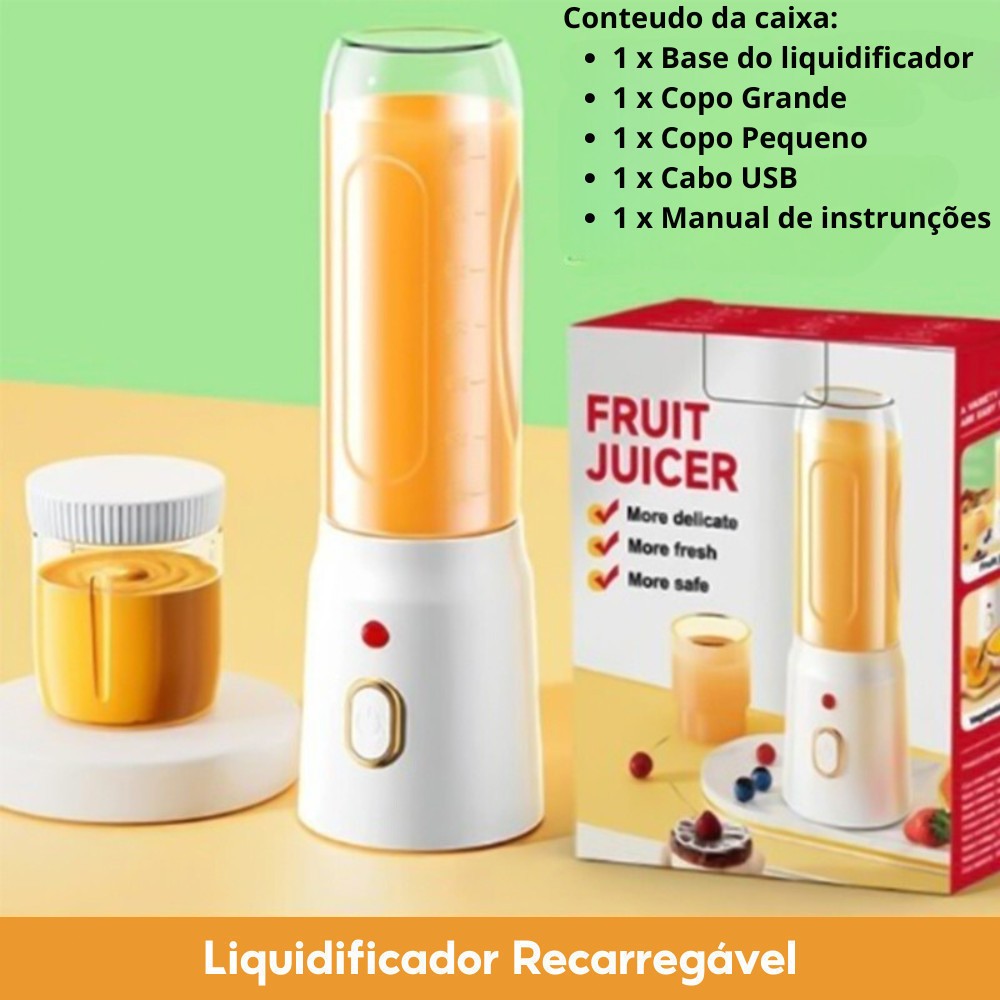 Treeling 500ml Portable Electric Juice Blender Cup Smoothie Maker Sport Rechargeable