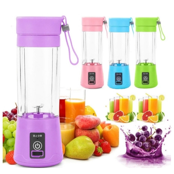 Mini Liquidificador Portátil Shake Take Juice Cup 6 Lâminas Recarregável Usb