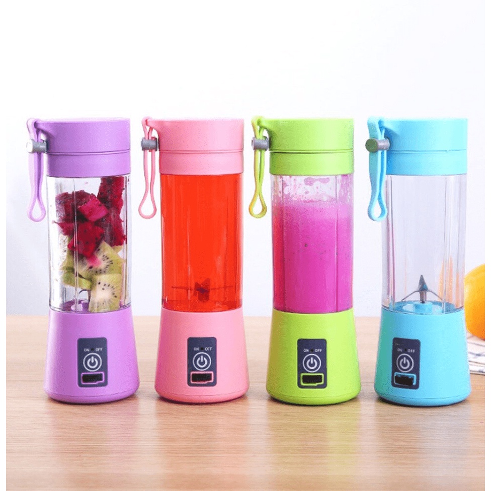 Mini Liquidificador Portátil 6 Lâminas Recarregável Potente Shake Juice Cup