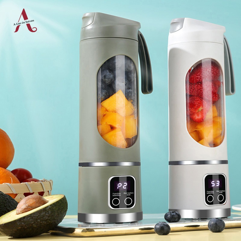 Mini Liquidificador Portátil Shake Take Juice Cup 8 Lâminas Recarregável