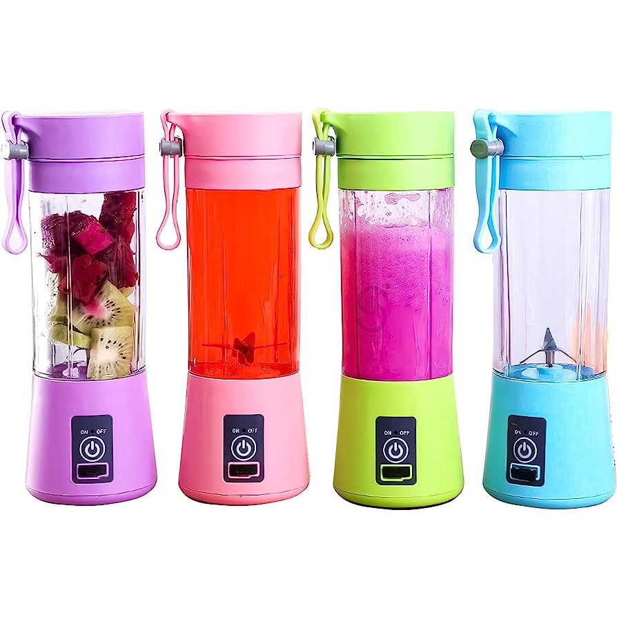 Mini Liquidificador Portátil Shake Take Juice Cup 6 Lâminas Recarregável