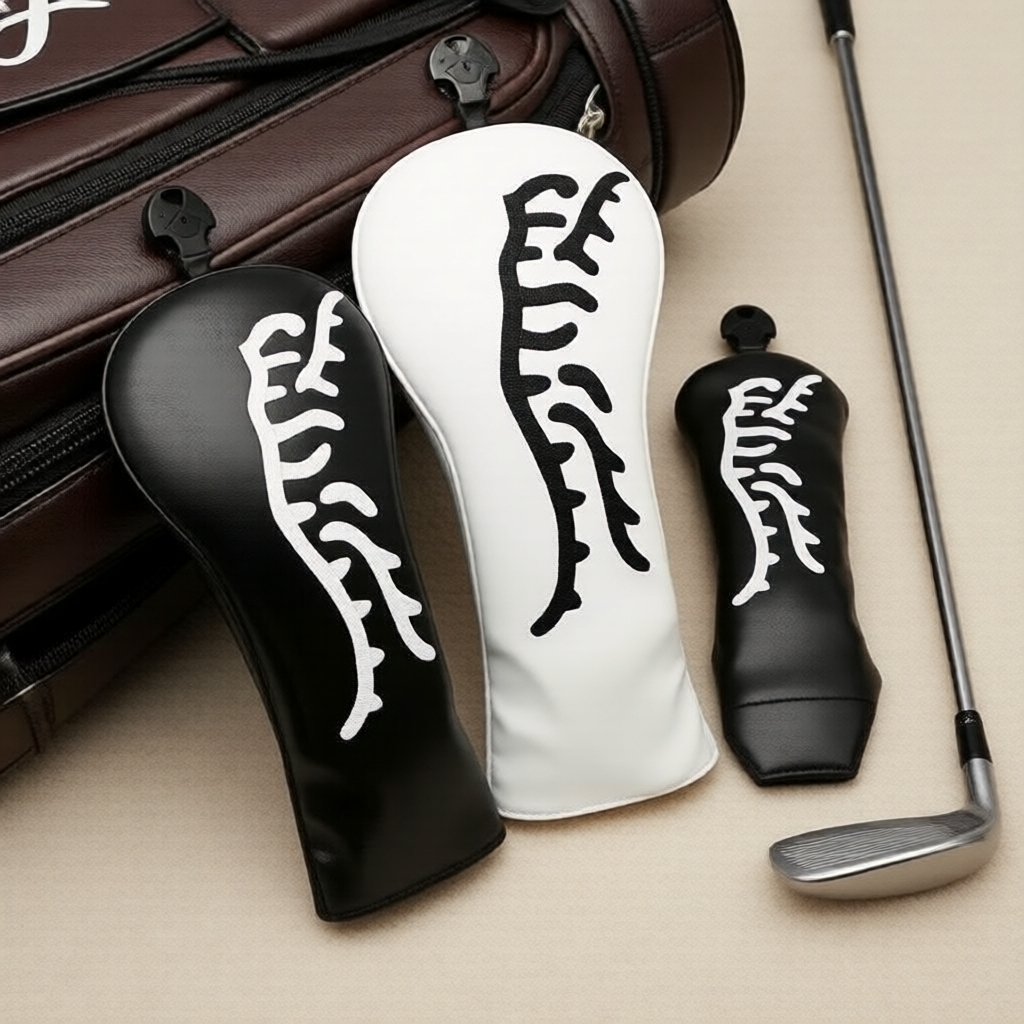 Capas de Taco de Golfe Tiger para Drivers, Madeiras de Fairway e Clubes Híbridos – Capa Protetora #1/3/UT