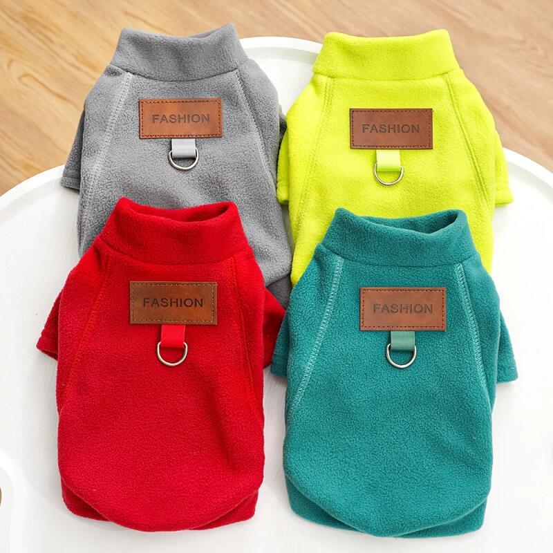 Winter Warm Pet Dog Jacket with Harness Small Medium Dog Coat for Chihuahua French Bulldog Small Dogs Cute Animal Outfit