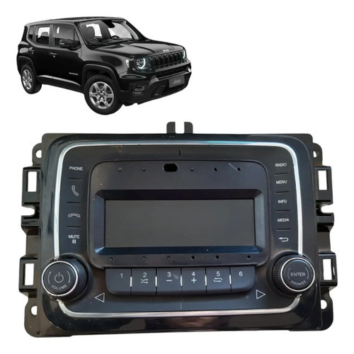 Radio Som Display Jeep Renegade Sport 2015/2019 51962359
