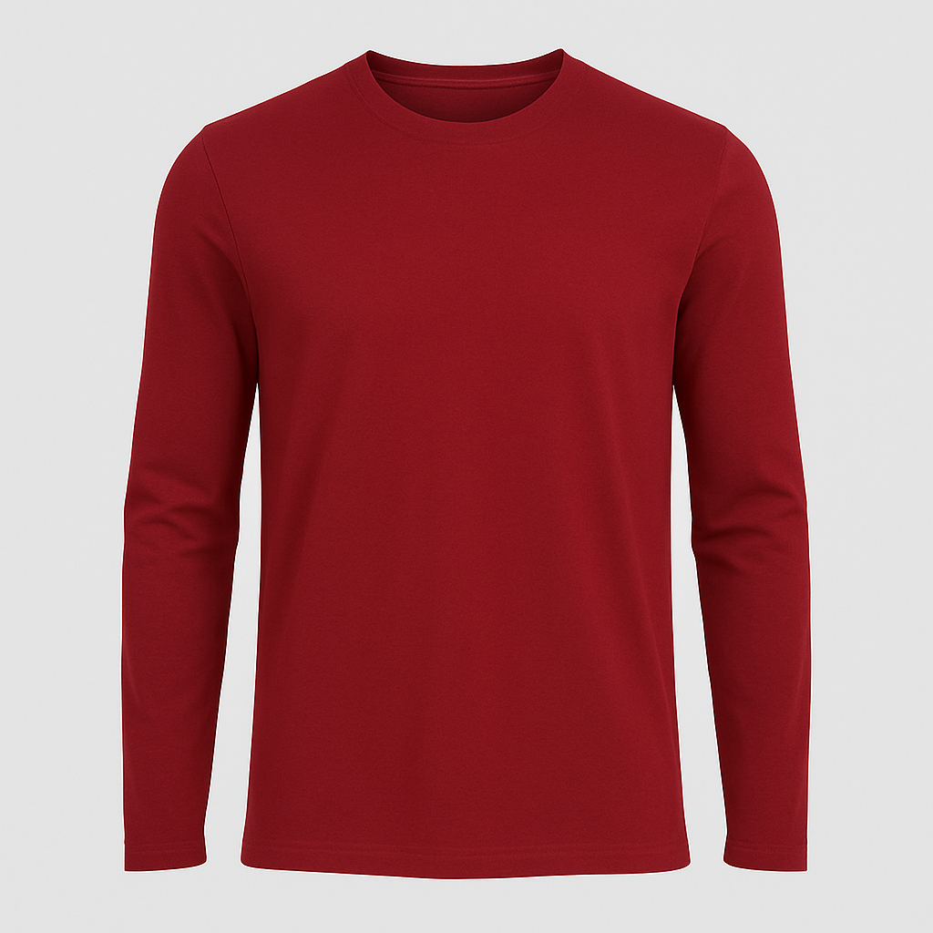 Camiseta Masculina Lisa Manga Longa 100% algodão KB250