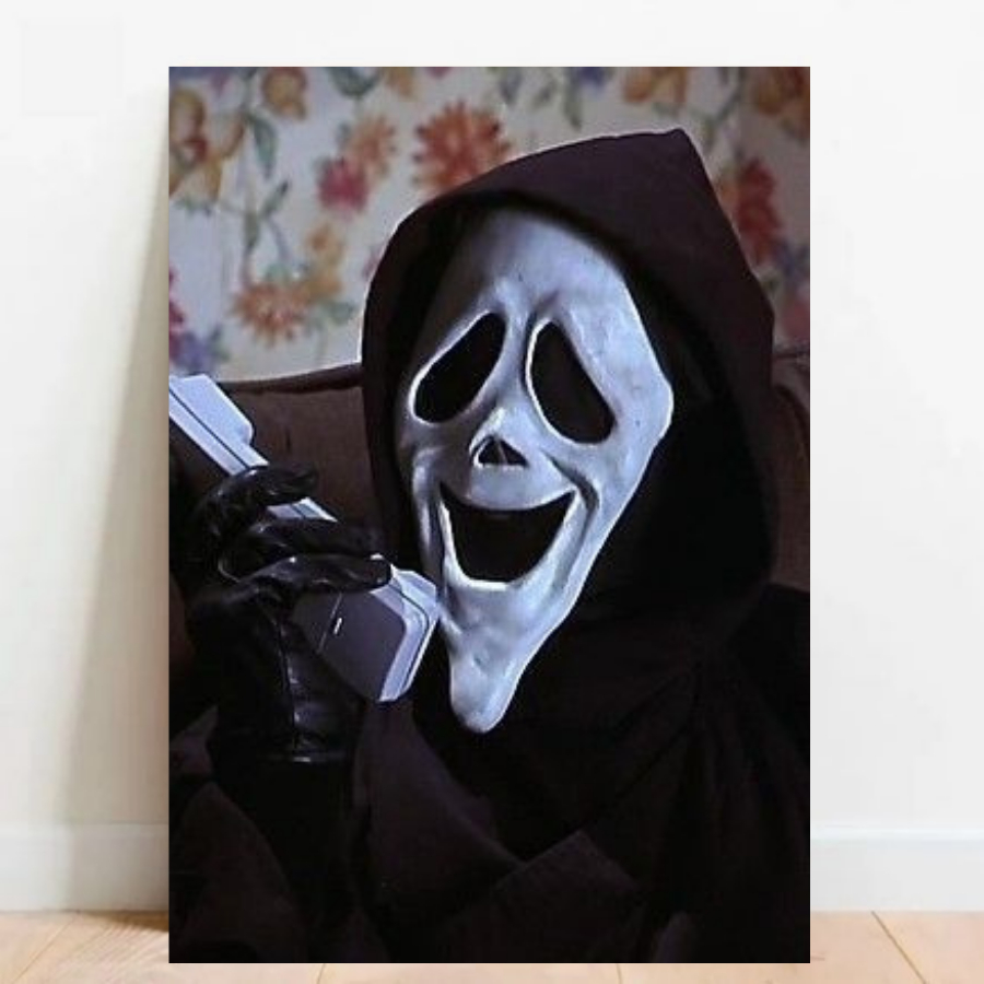 Quadro Placas Decorativas Poster geek todo mundo em Panico Scream Terror  filmes e séries 03