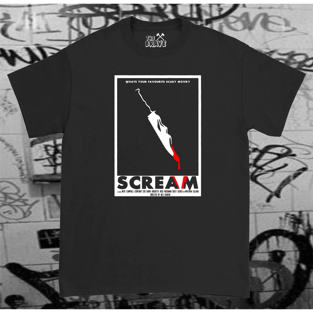 CAMISETA SCREAM PANICO GHOSTFACE O FILME TERROR