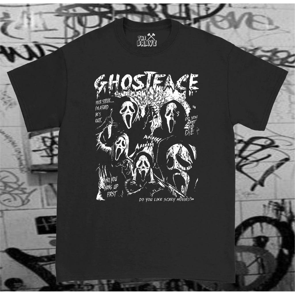 CAMISETA GHOSTFACE SCREAM PANICO FILME TERROR